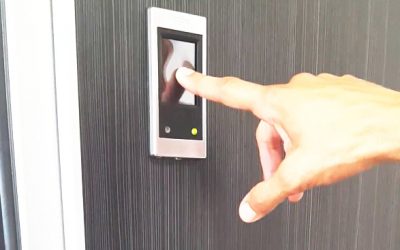 Porte blindate con lettore di impronte digitali